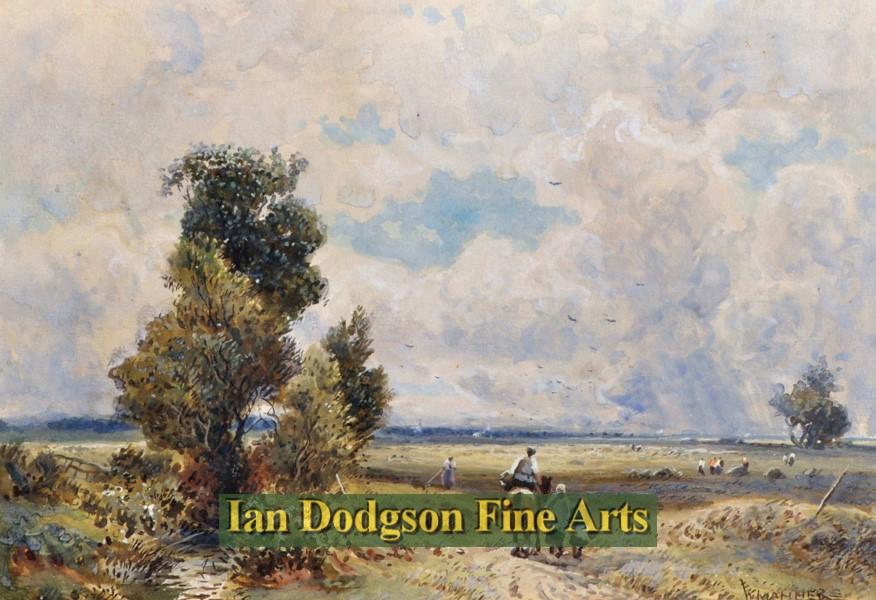 To the hayfield, Near Kent Estuary by William Manners
