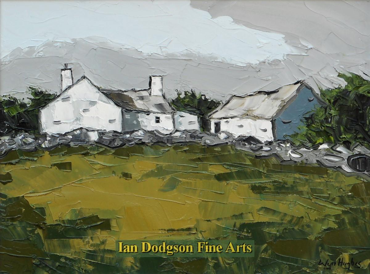 Wyn Hughes - Ffestiniog Cottage Oil on canvas (2018)