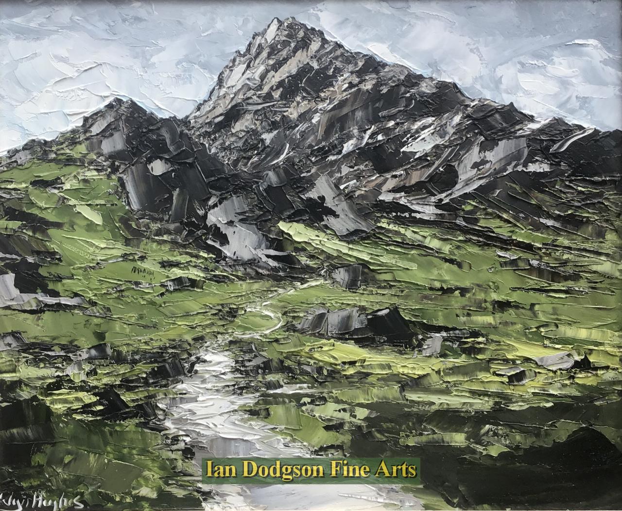 Wyn Hughes - Tryfan Oil on board (2022)
