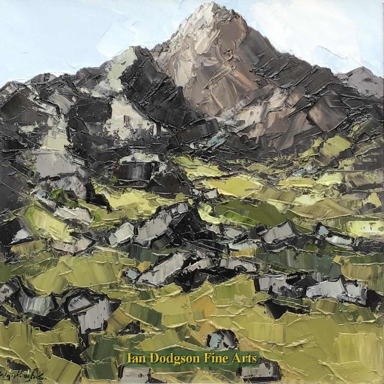 Wyn Hughes - Tryfan, Spring time Oil on canvas (2024)
