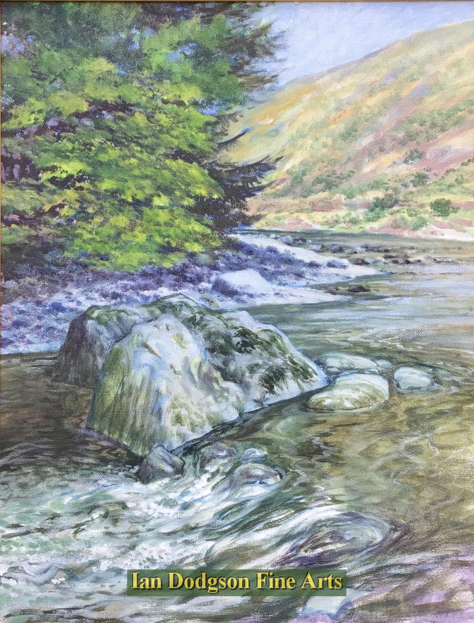 Jeremy Yates - Rock, Aberglaslyn Oil on canvas (c2010)